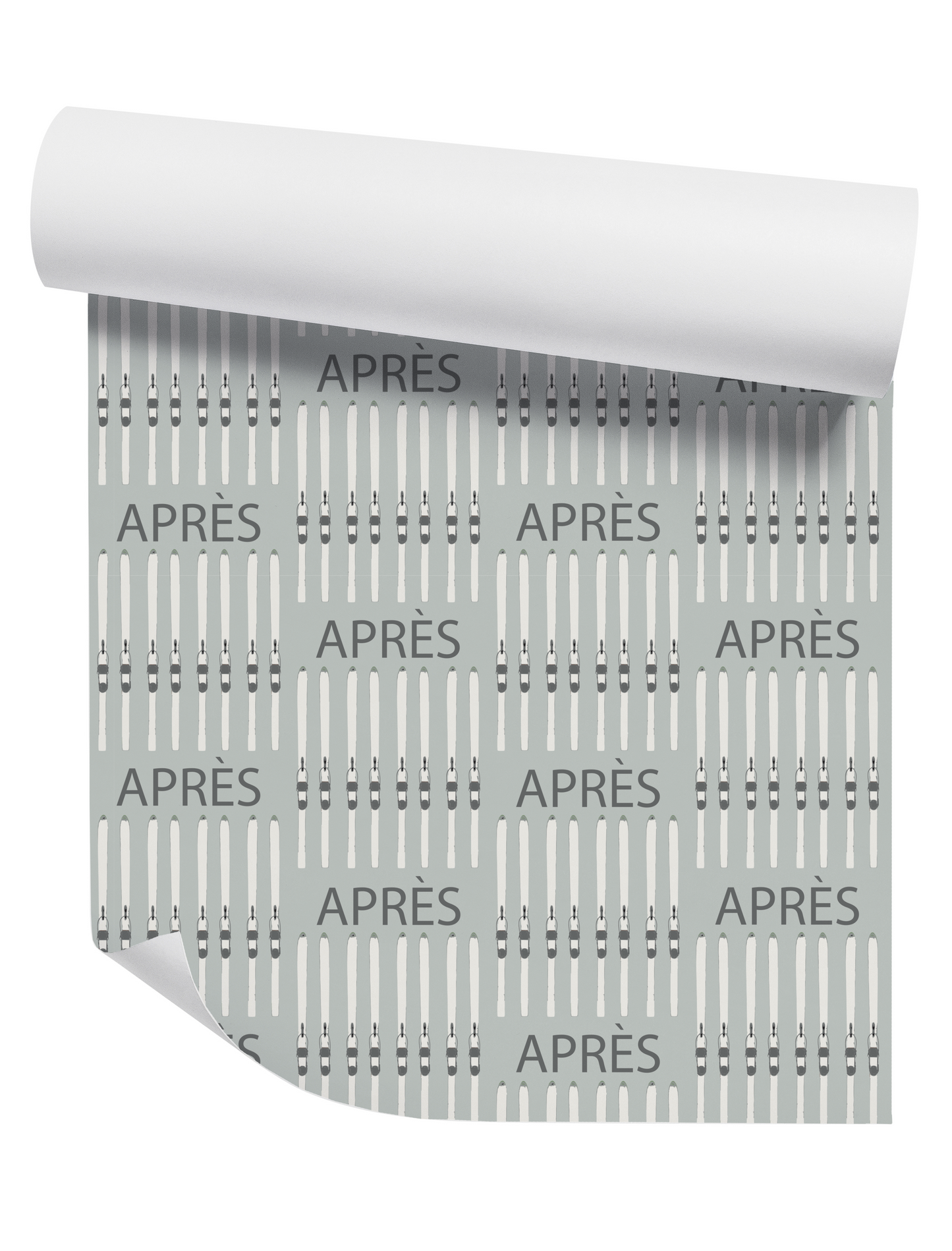 Après Ski on Sage Wallpaper