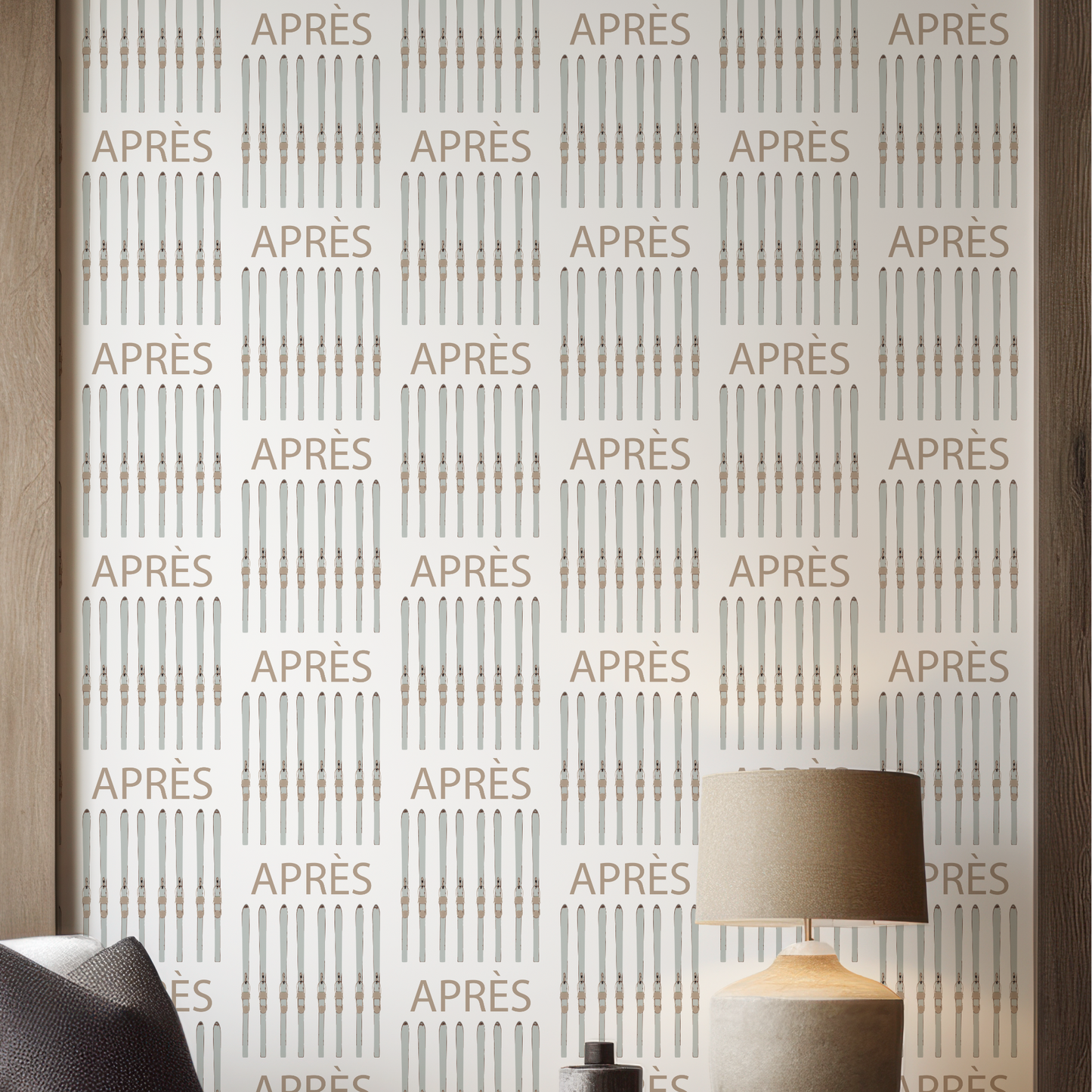Après Ski Vinyl Wallpaper