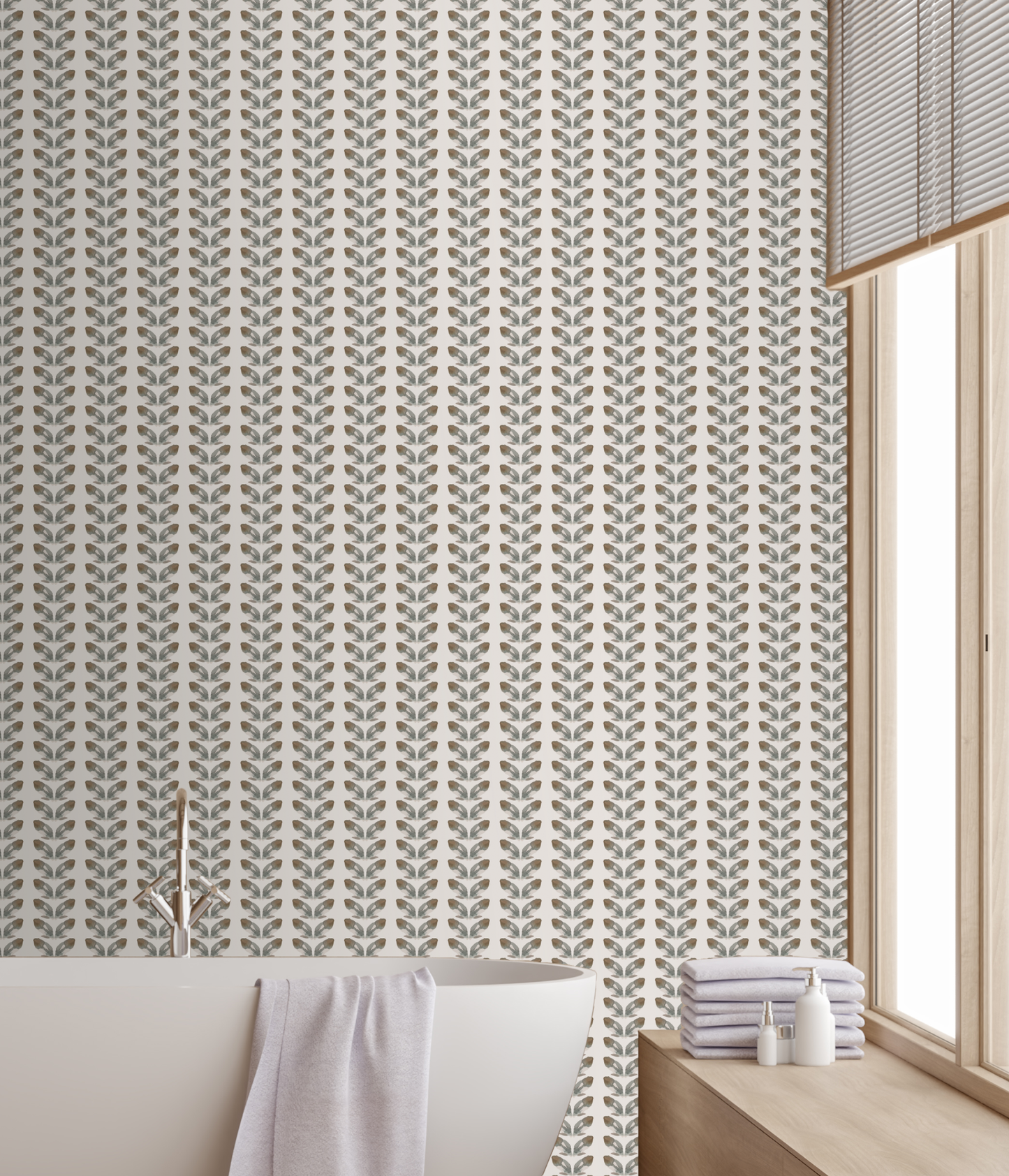 Willow + Wild Peel and StickWallpaper Roll 26" x 24'