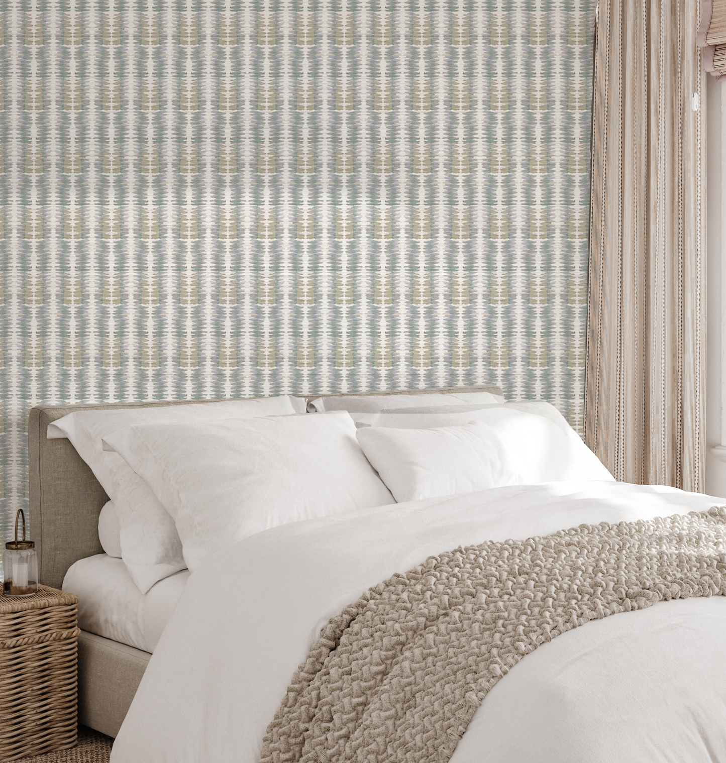 Willow + Wild Painter's Ikat Small Sample - Grasscloth - 8.5" x 11"