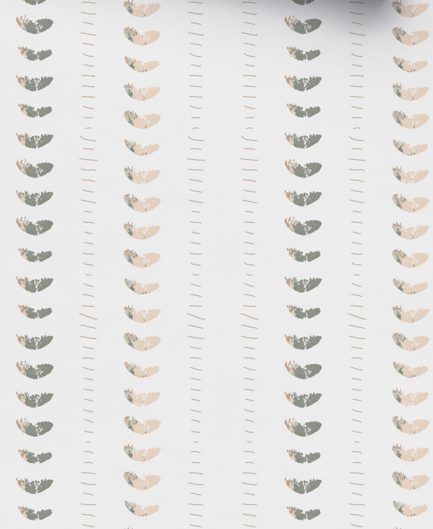 Sweet Vine on White Wallpaper