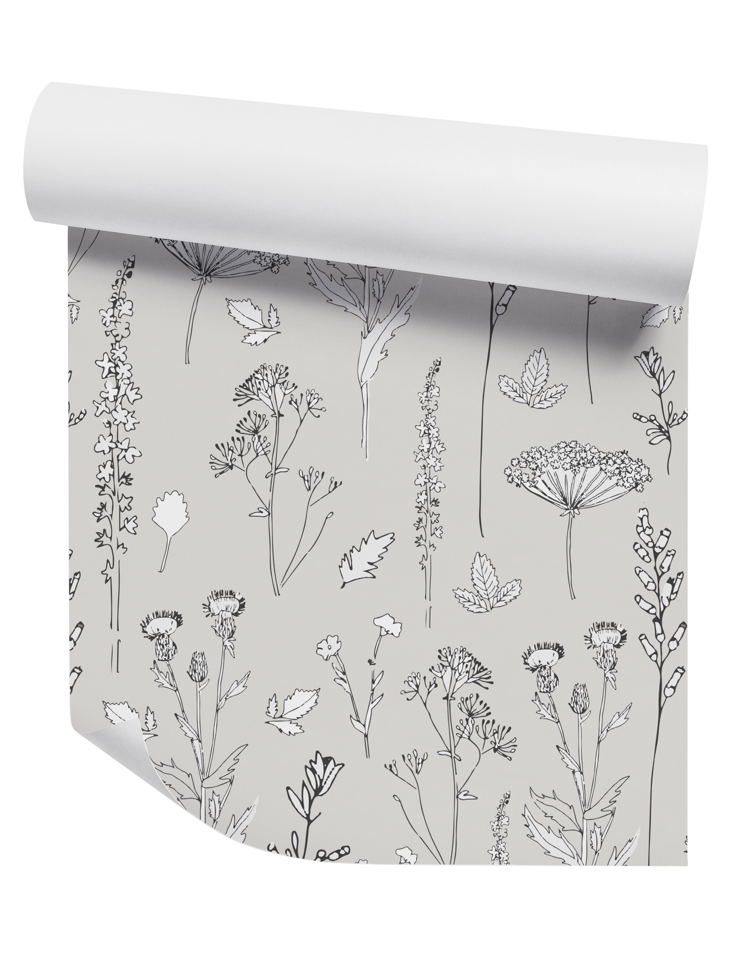 Nature Study on Griege Wallpaper