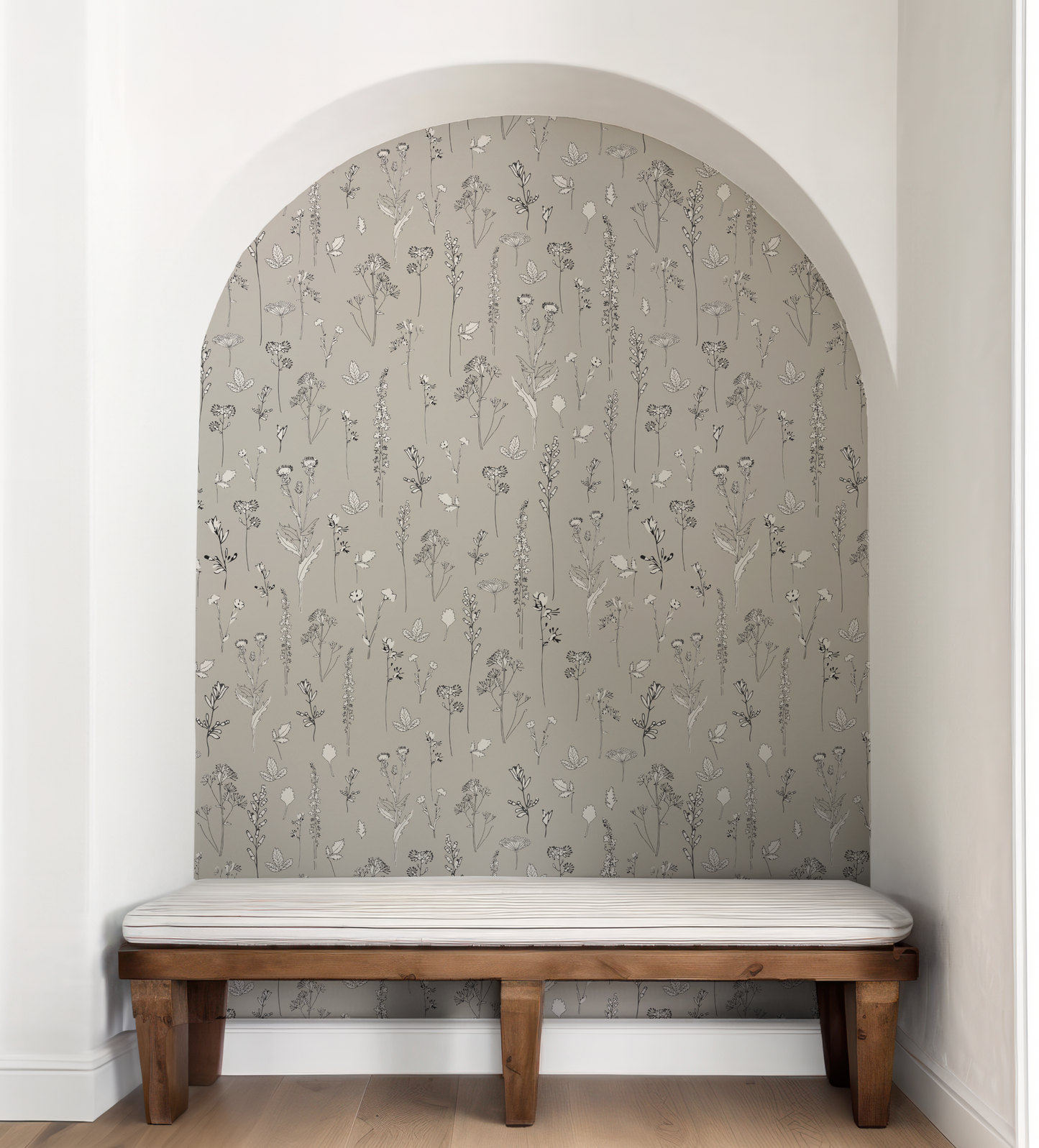 Nature Study on Grey Wallpaper