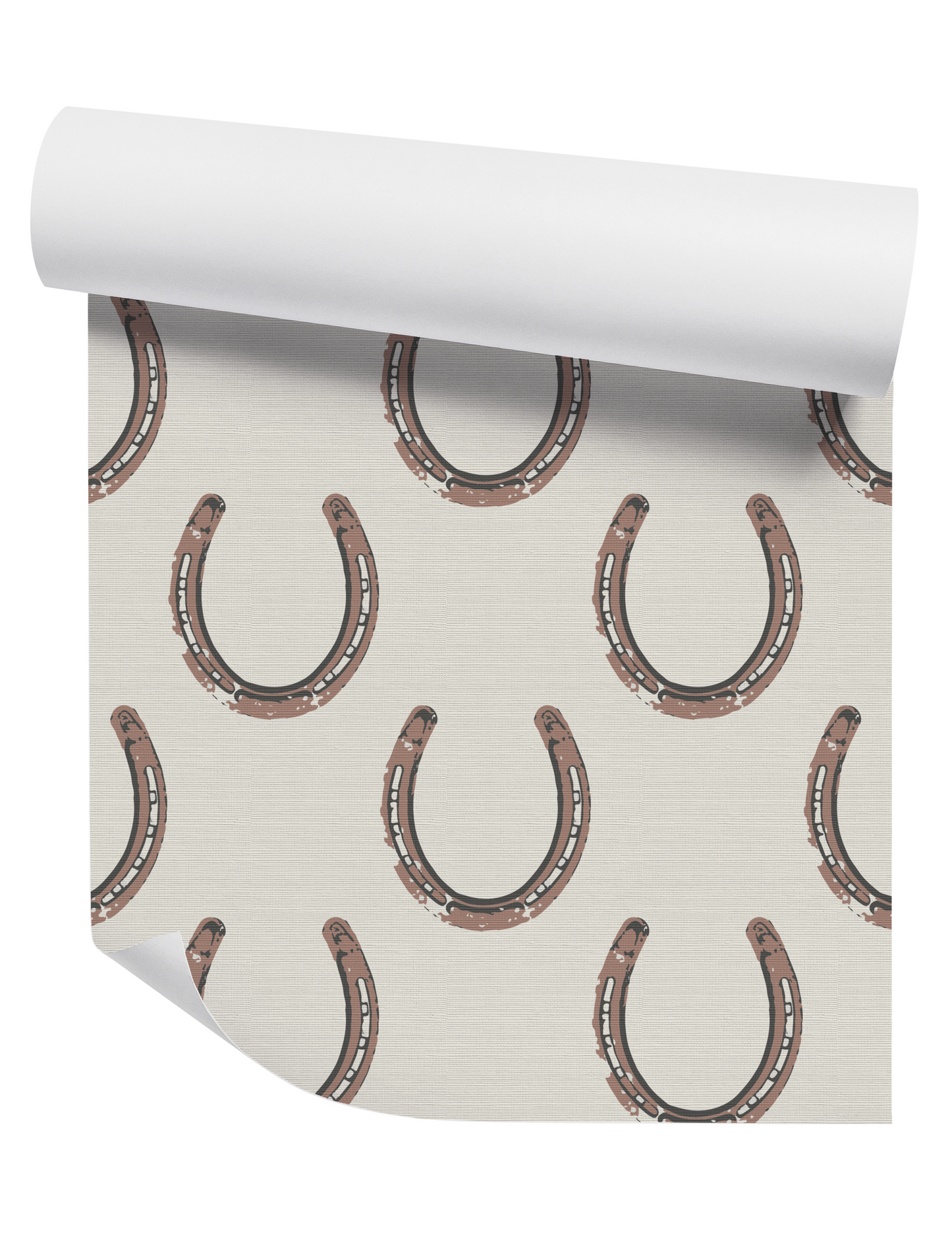 The Luckiest in Rust on White Wallpaper