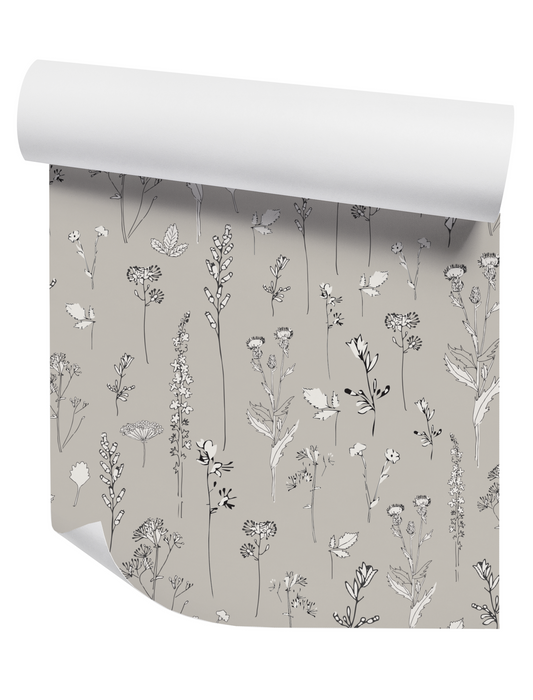Nature Study on Grey Wallpaper