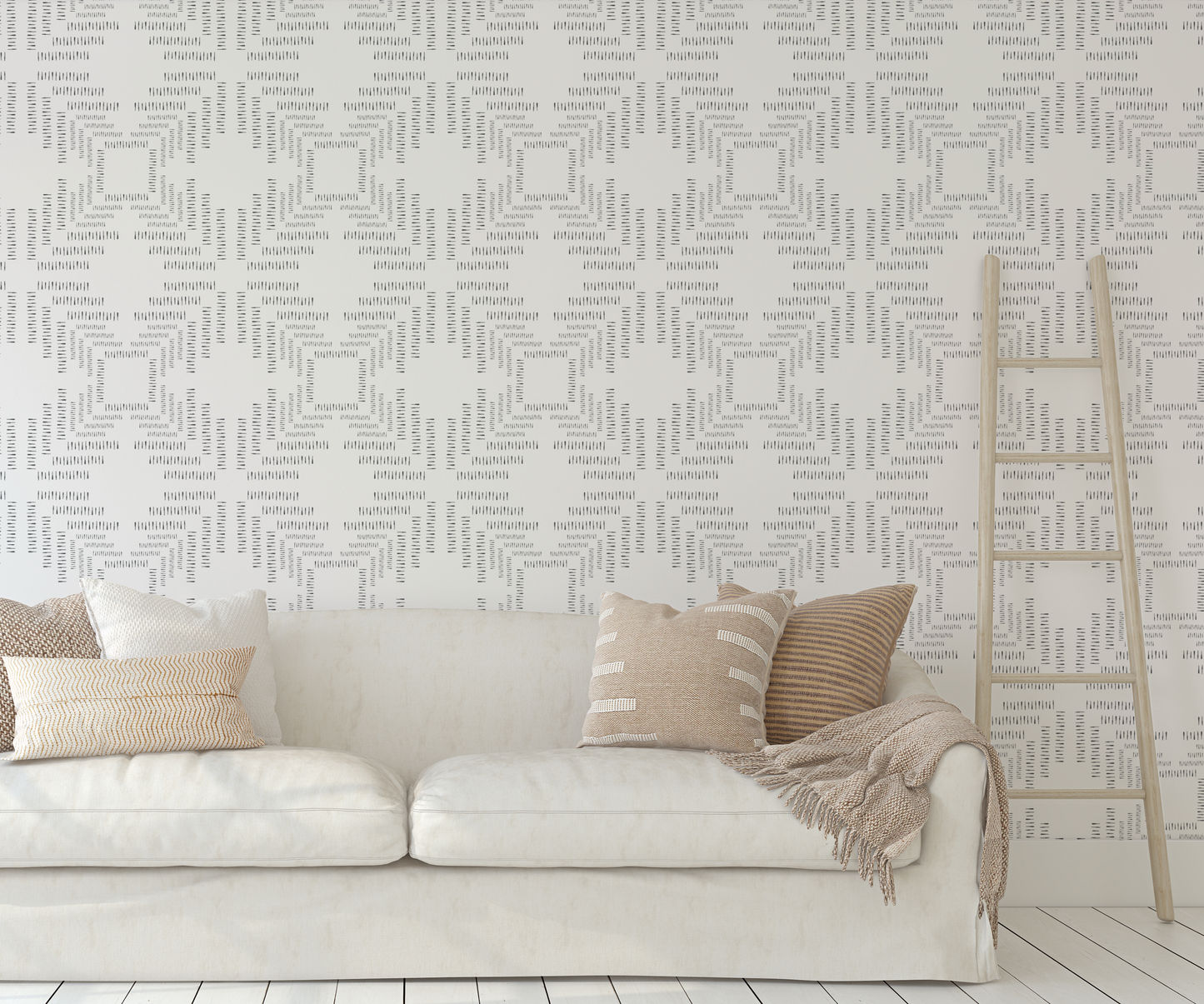 Black and White Diamond Square Wallpaper