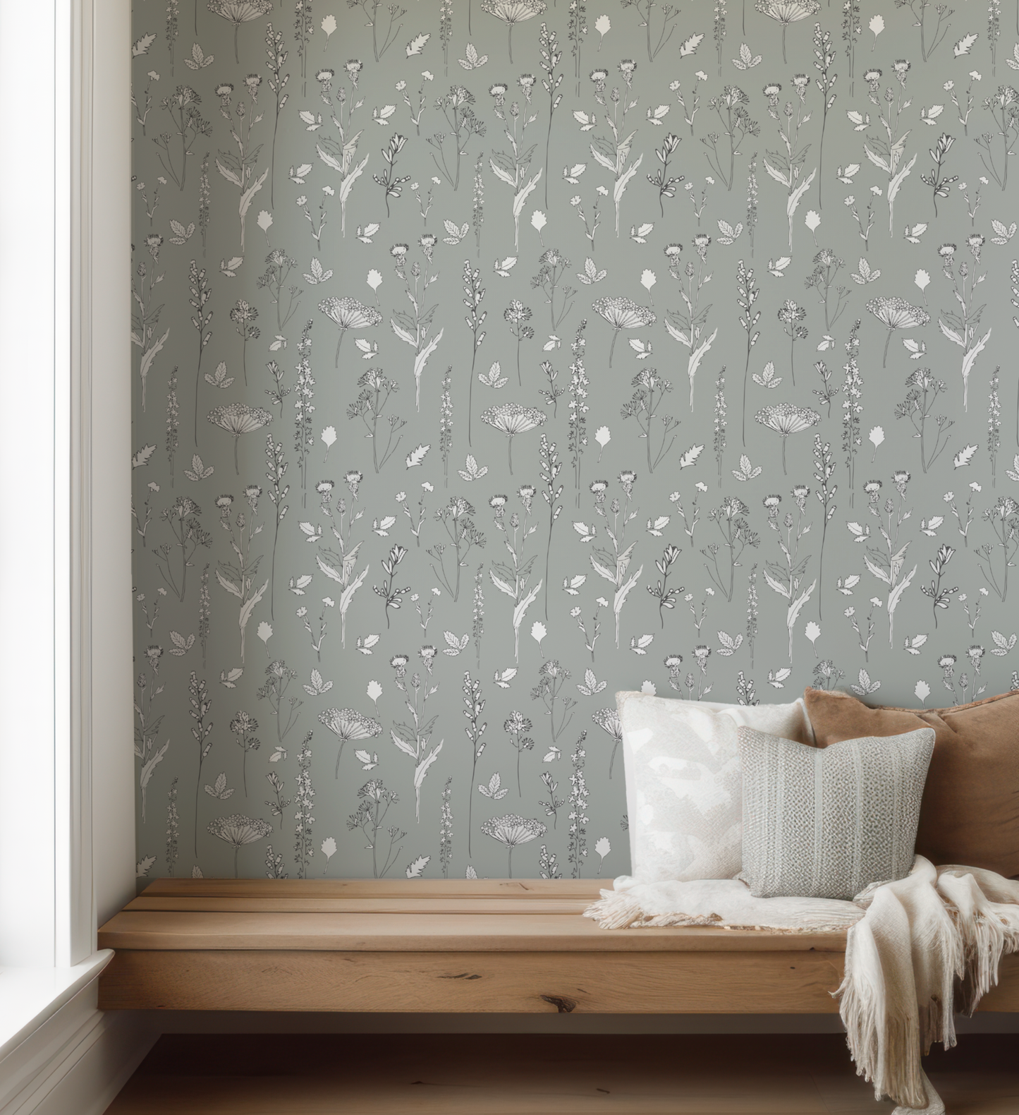 Nature Study on Sage Wallpaper