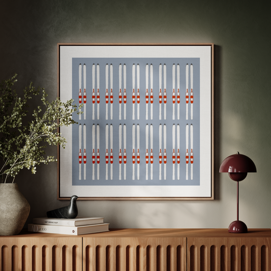 Powder Day Art Print