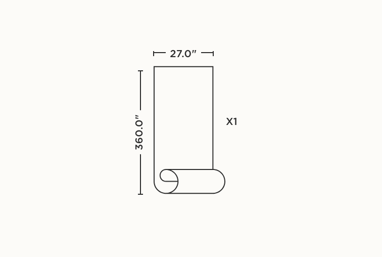 Leaf Sketch Black and Off White Wallpaper