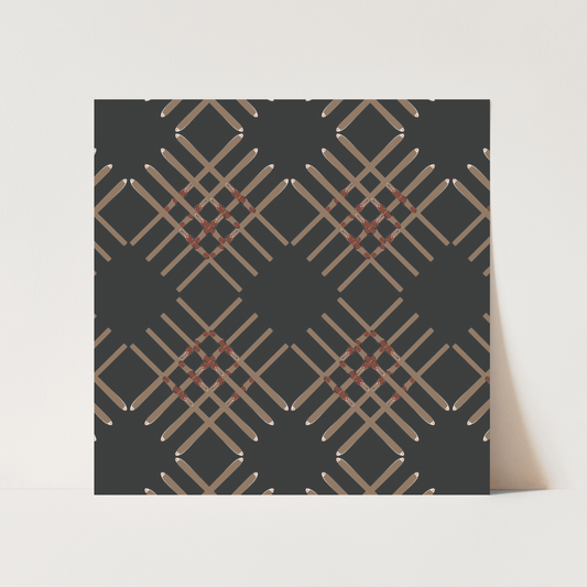 Ski Quad Diamond Art Print