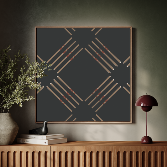 Ski Diamond Art Print