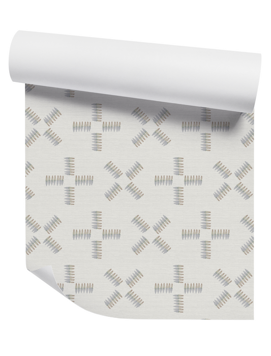 Painter's Watercolor Cross and X Wallpaper