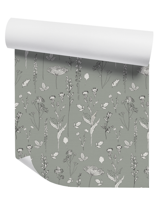 Nature Study on Sage Wallpaper