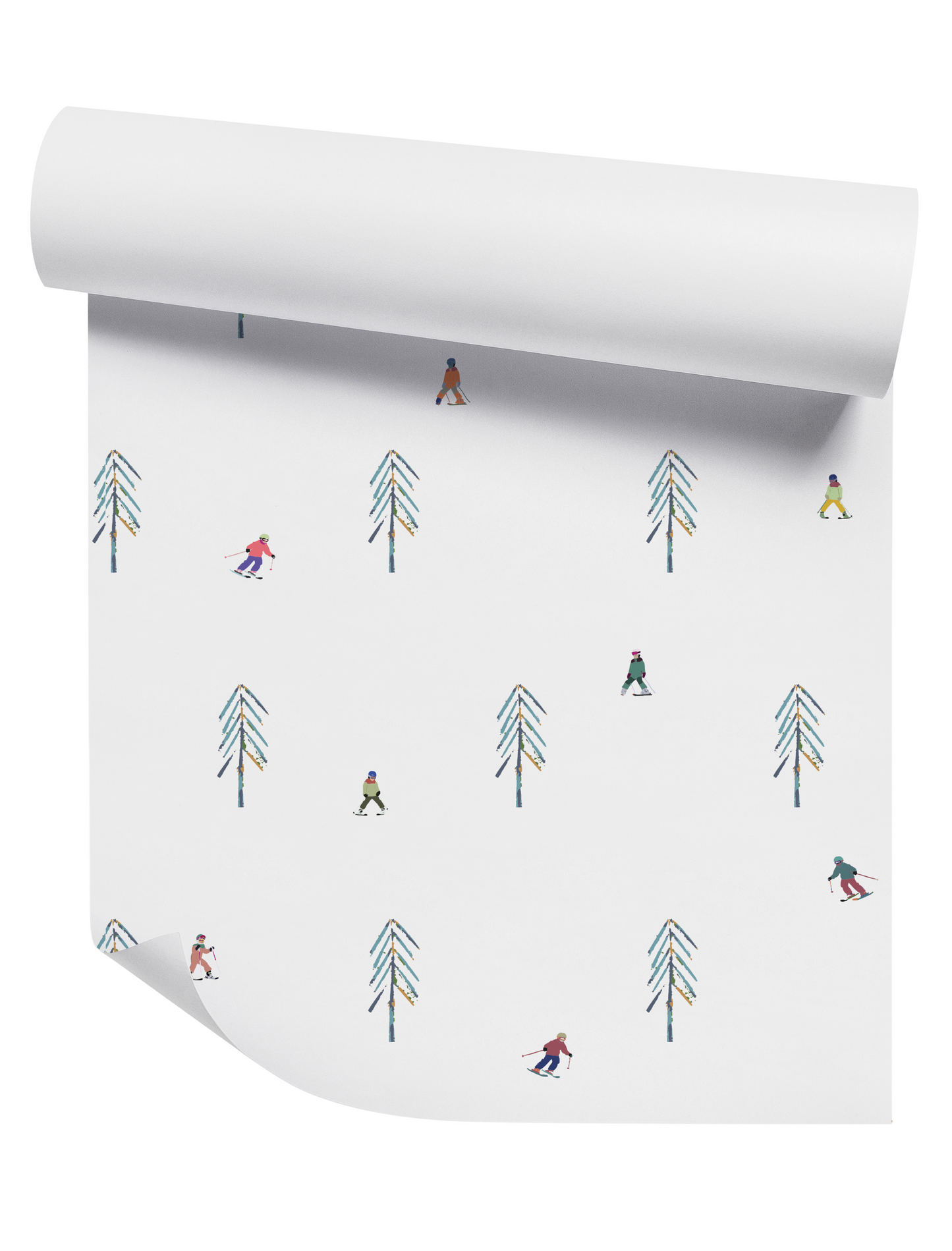 Willow + Wild Ski Day Grasscloth Wallpaper Roll - 32" x 22'
