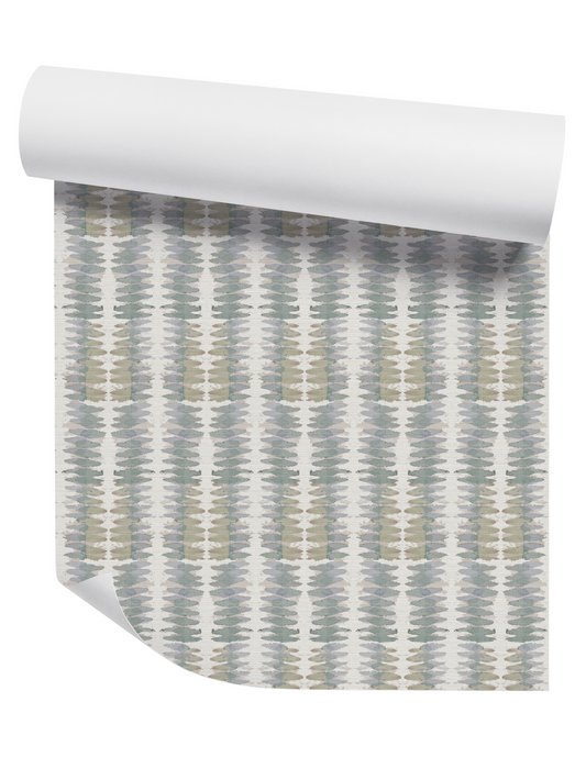 Willow + Wild Painter's Ikat Small Non-Pasted Wallpaper Roll 26" x 24'