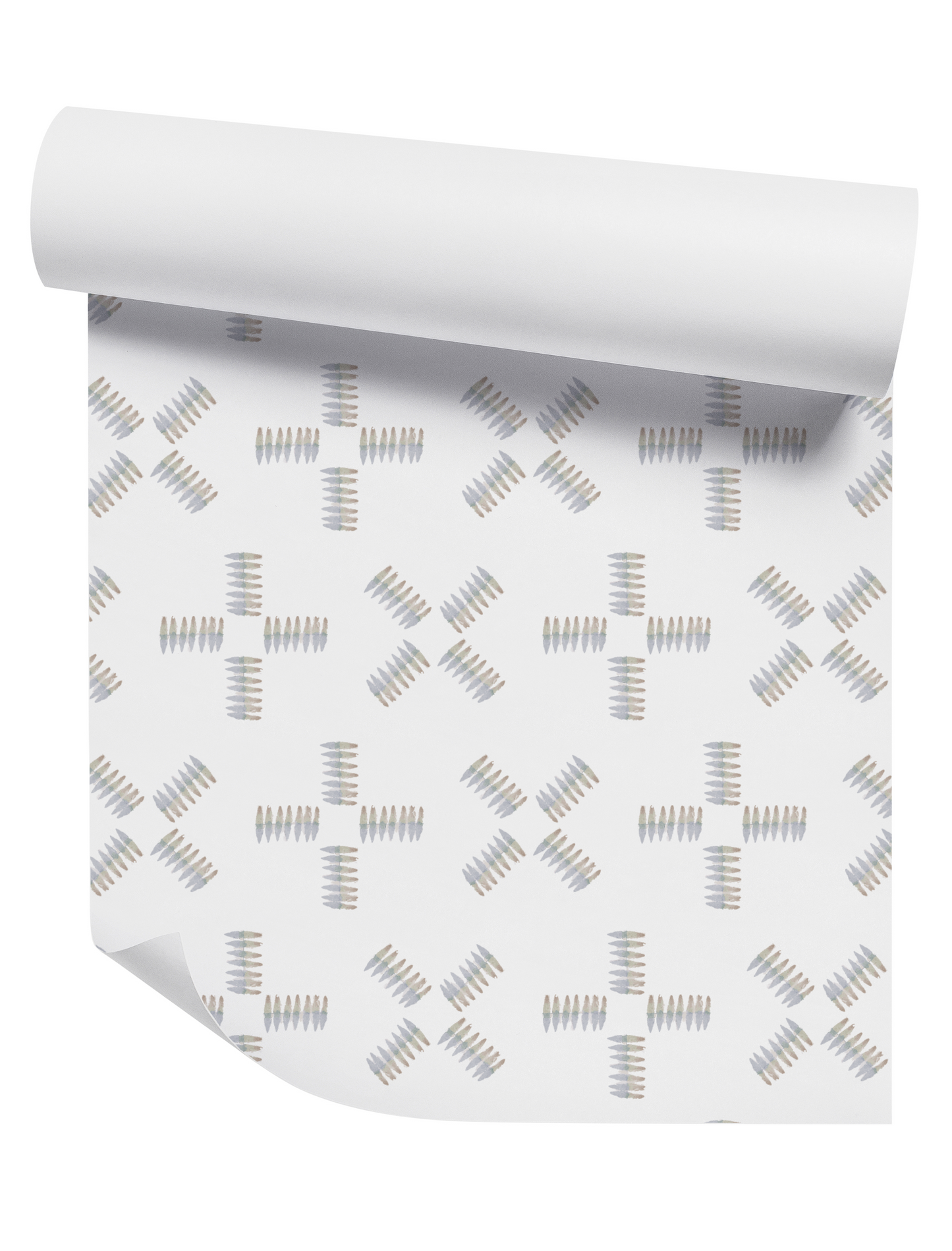 Painter's Watercolor Cross and X Wallpaper