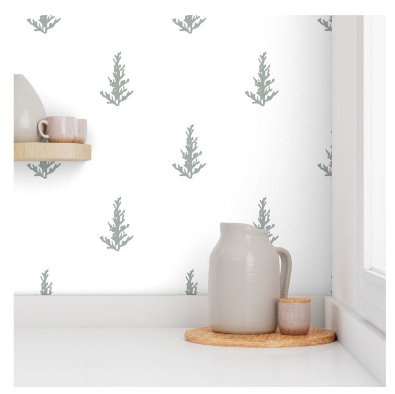 Willow + Wild Vinyl Non-Pasted Wallpaper Roll 26" x 24'