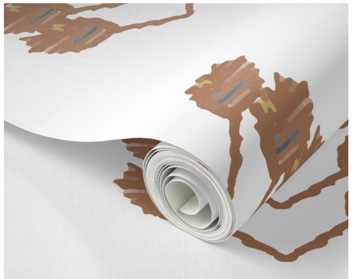 Willow + Wild Peel and StickWallpaper Roll 26" x 24'