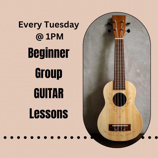 Beginning Guitar Group Tuesdays 1PM