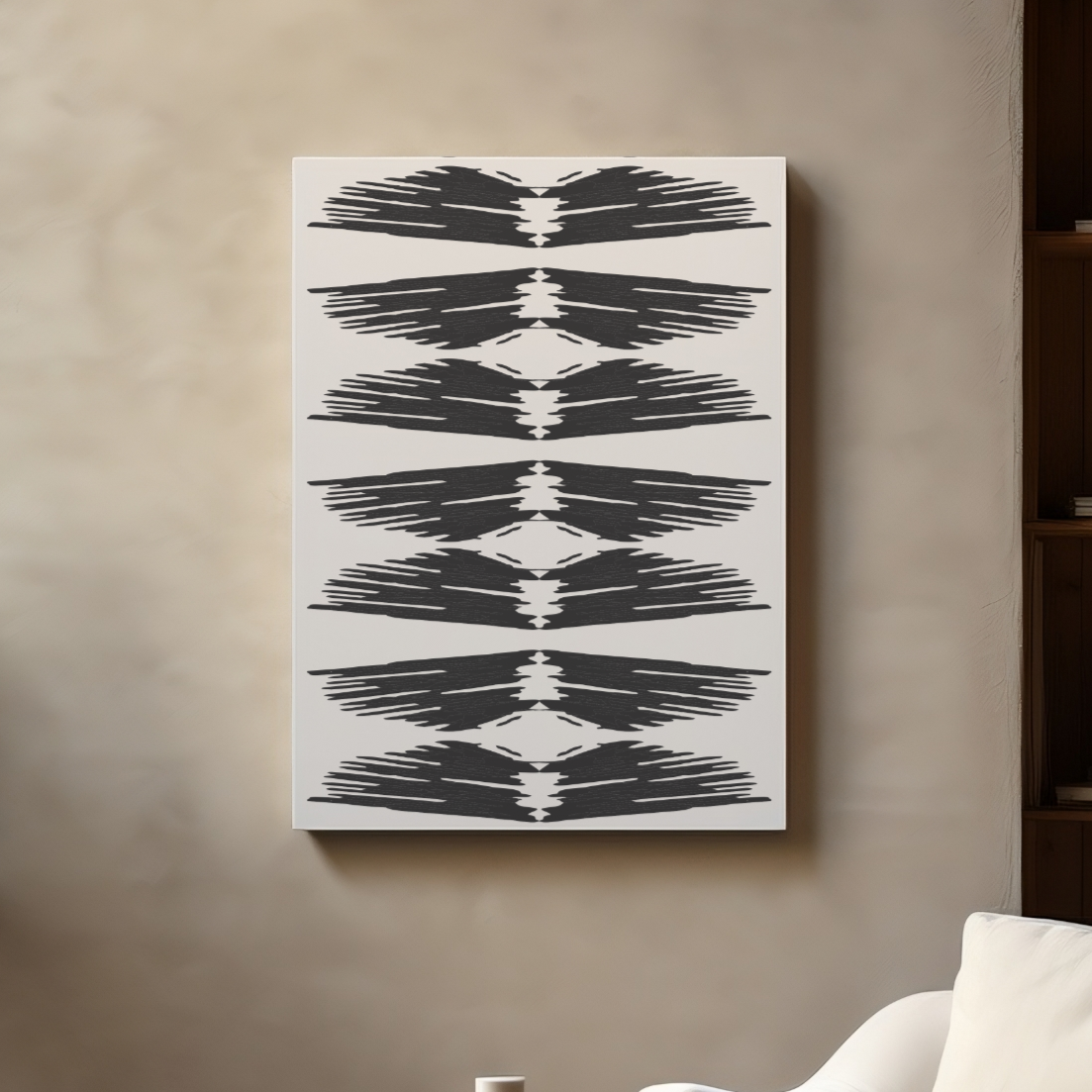 Taos Black and White Art Print