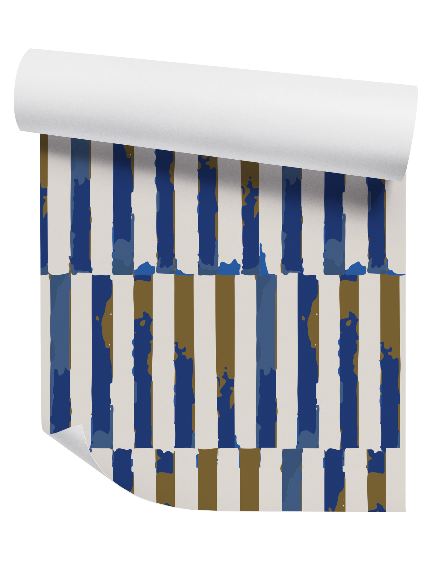 Vivid Stripe on Off White Wallpaper LG