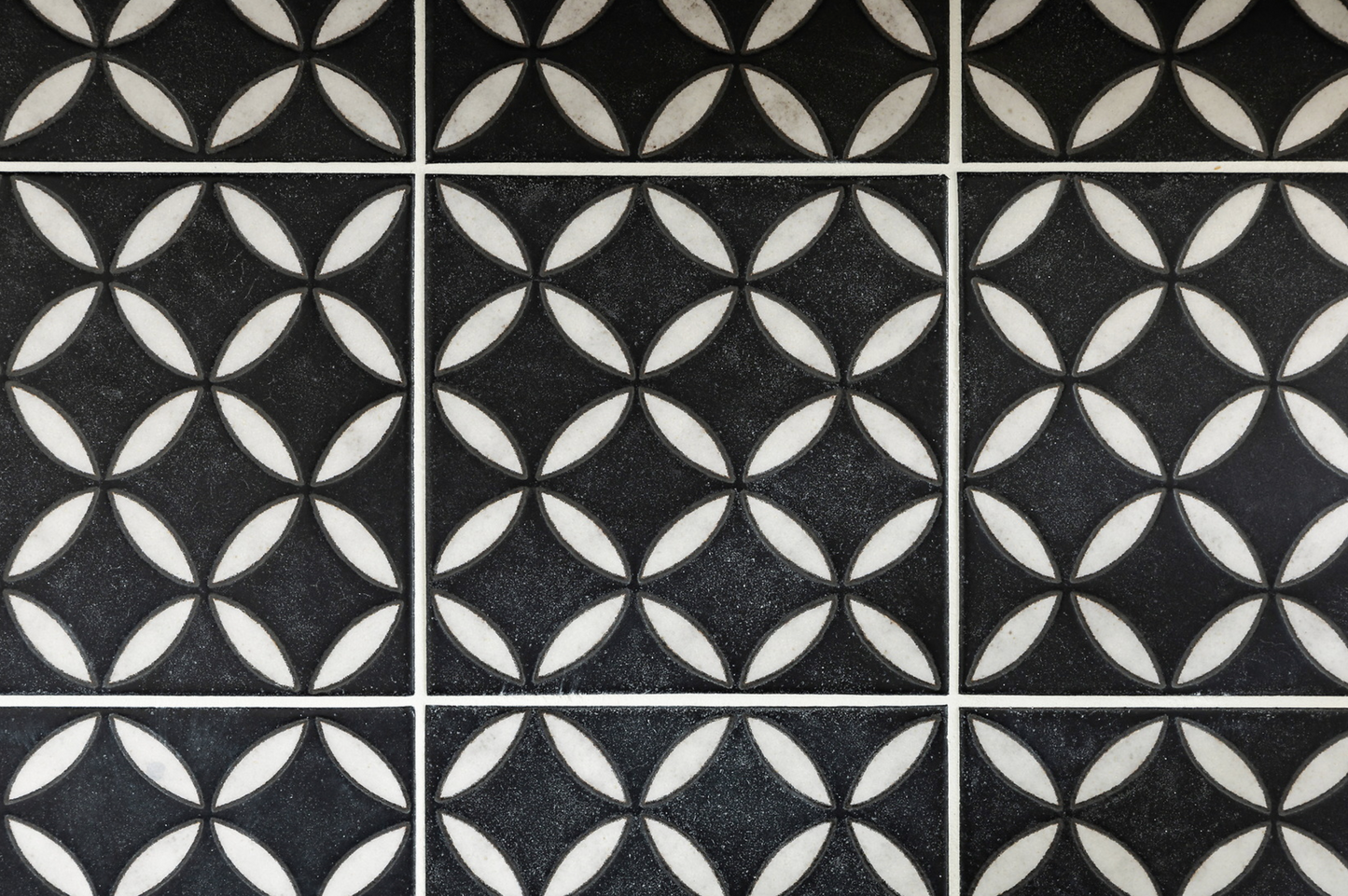 Black and White Backsplash Tile 8" x 8"