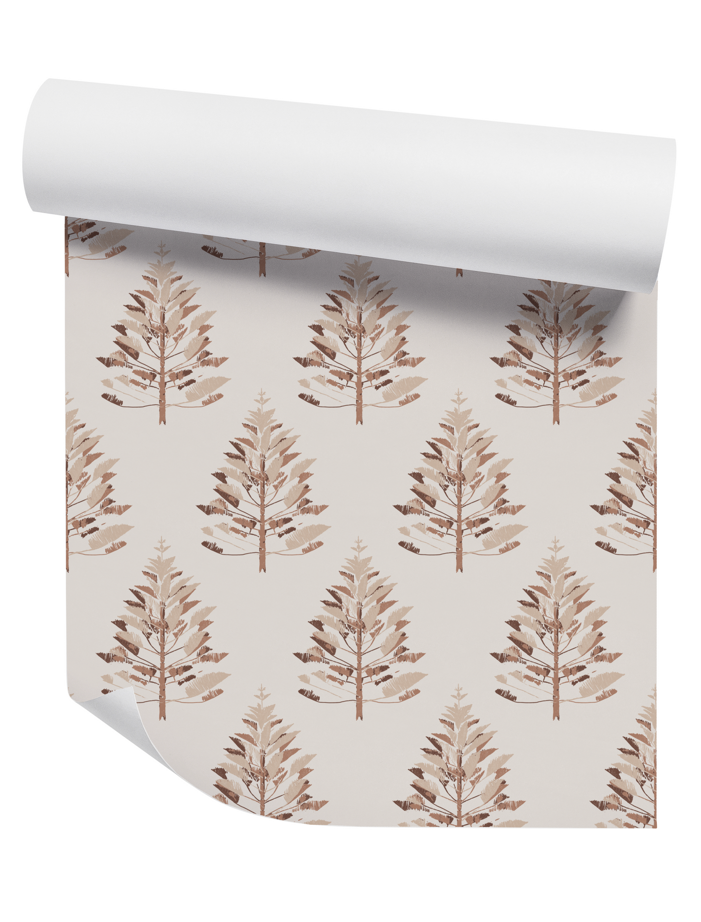 Norfolk Pine Wallpaper Off White
