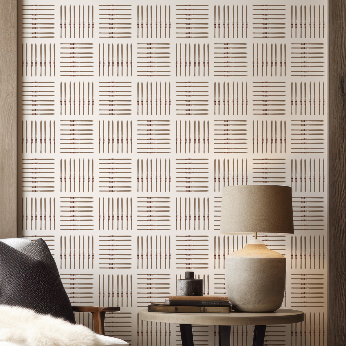 Ski Wallpaper for mountain homes