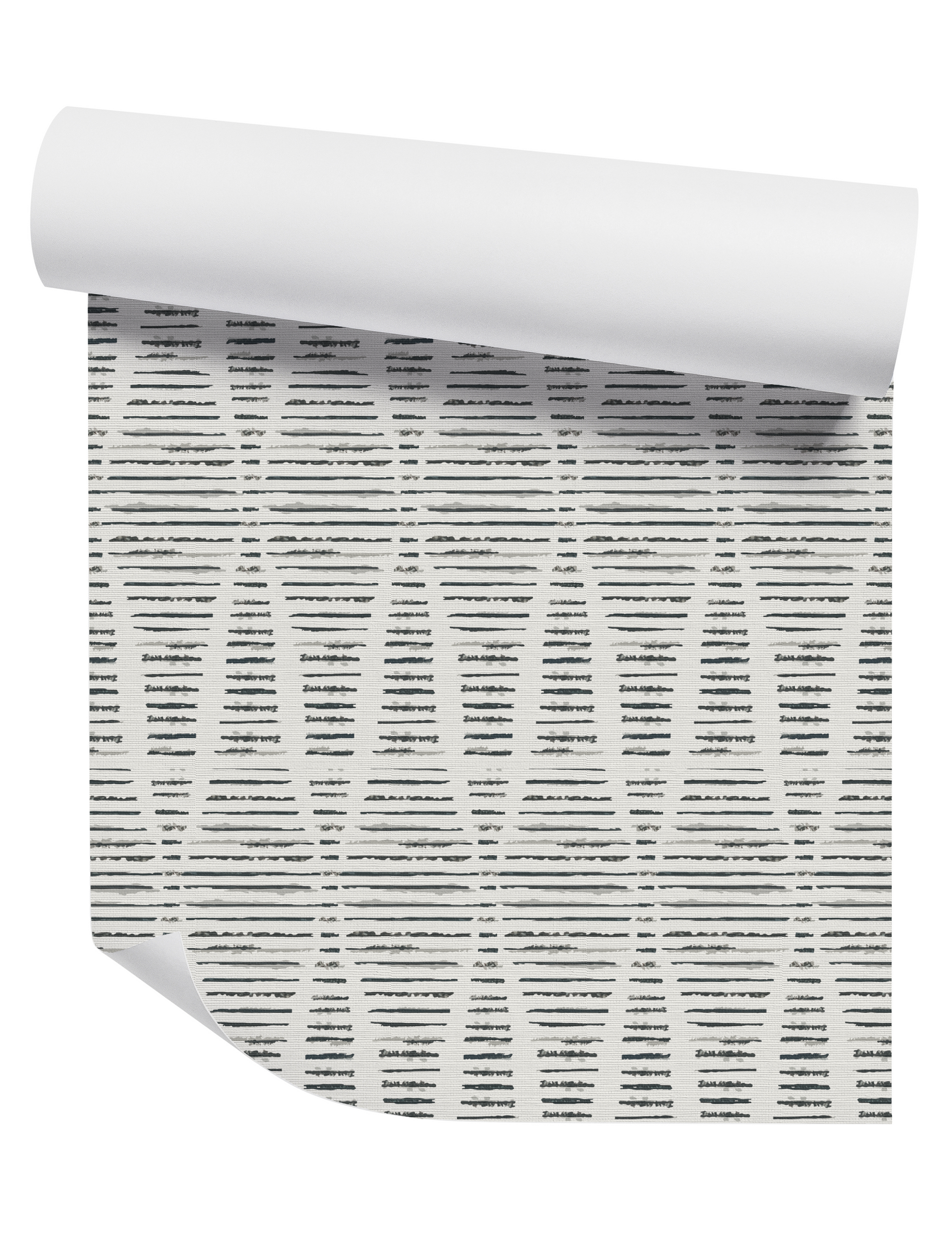 Willow + Wild Sound Wave Black and White Vinyl Non-Pasted Wallpaper Roll 26" x 24'