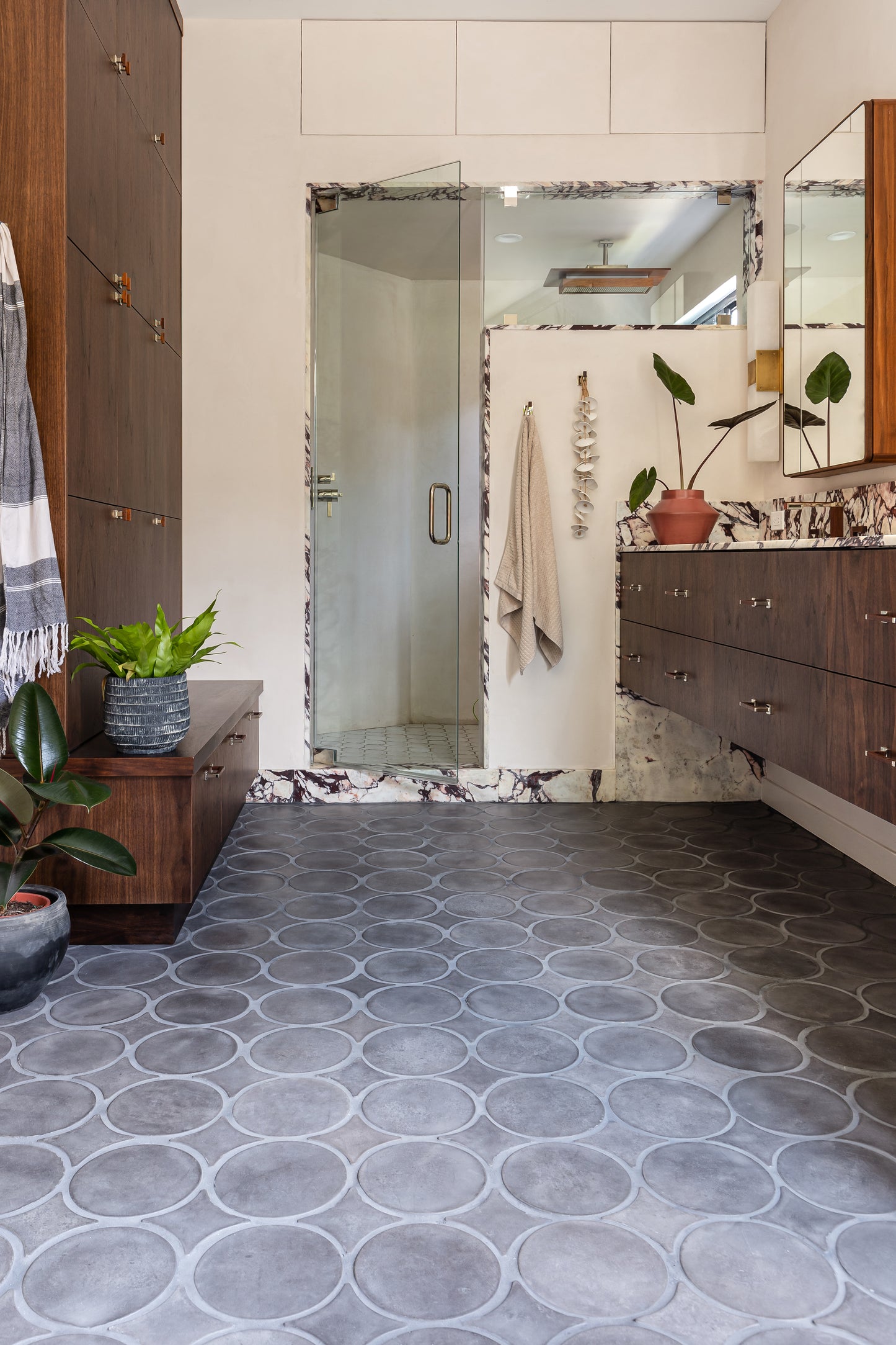 Modern Rustica 9A - Grey Tile in Charcoal Tones
