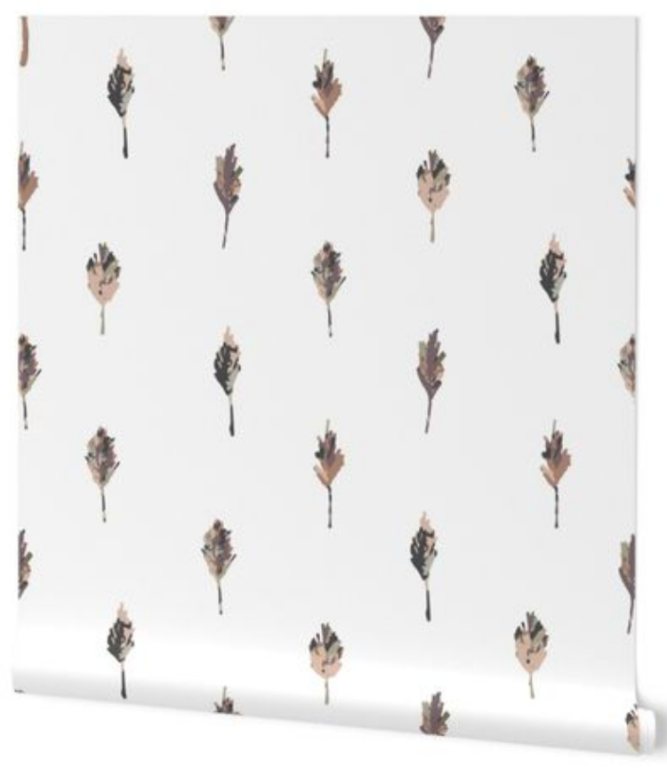 Willow + Wild Pink Pine Grasscloth Wallpaper Roll - 32" x 22'