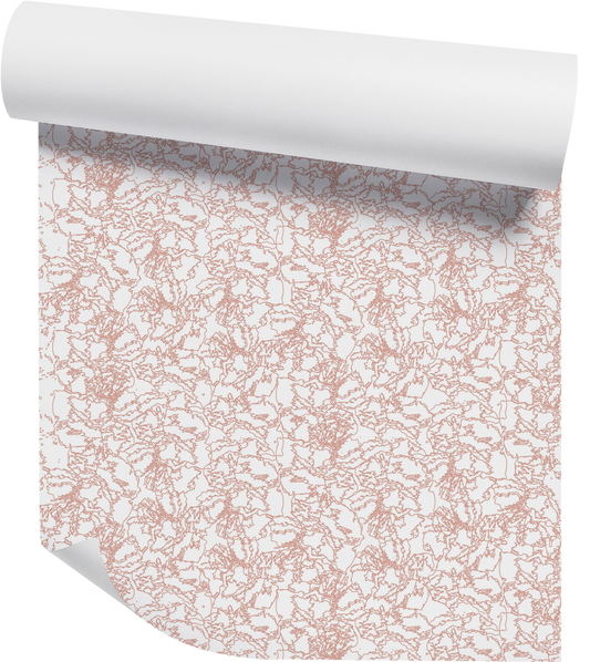 Willow + Wild Pink Petals Grasscloth Wallpaper Roll - 32" x 22'